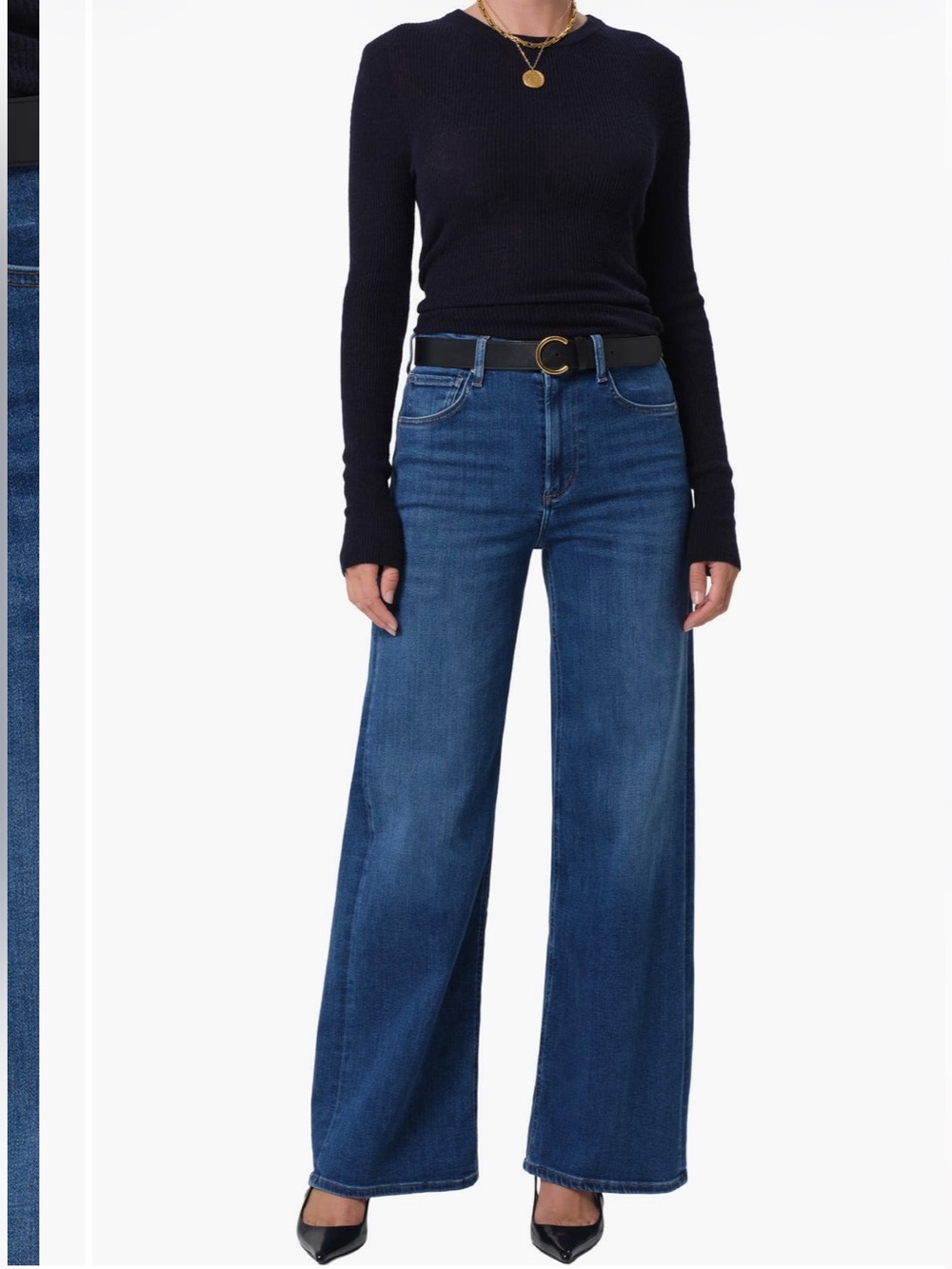 NWT Citizens of Humanity High-Rise Wide Jeans, size 30